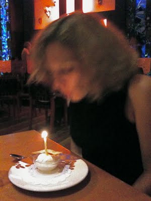 Blowing out the candle